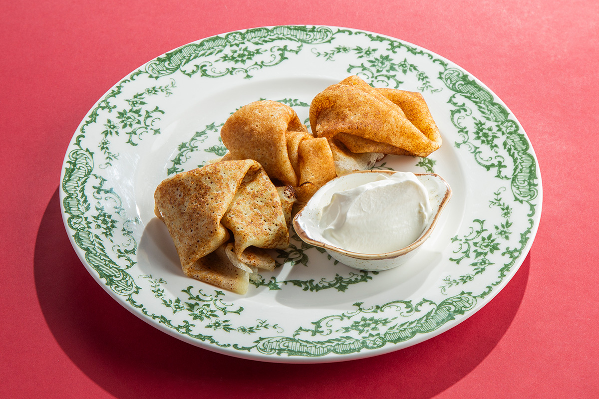 Блины со сметаной (3 шт.)