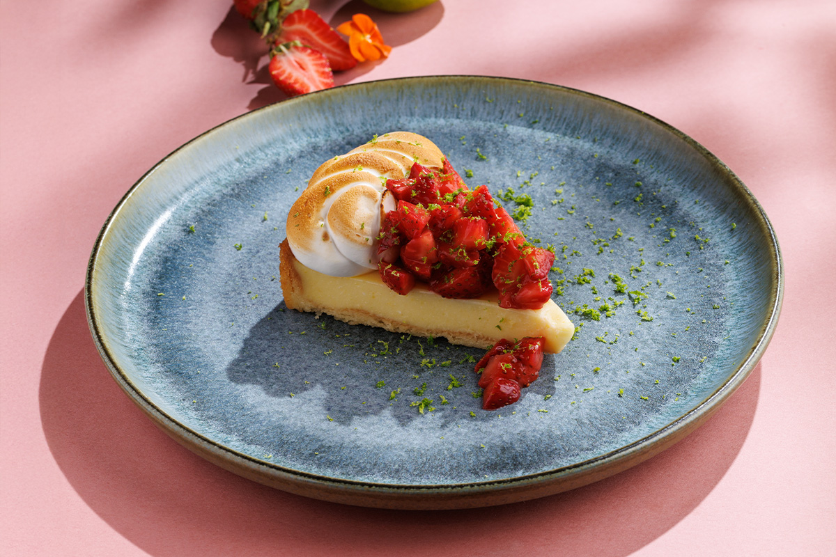 Цитрусовый тарт с сезонными фруктами