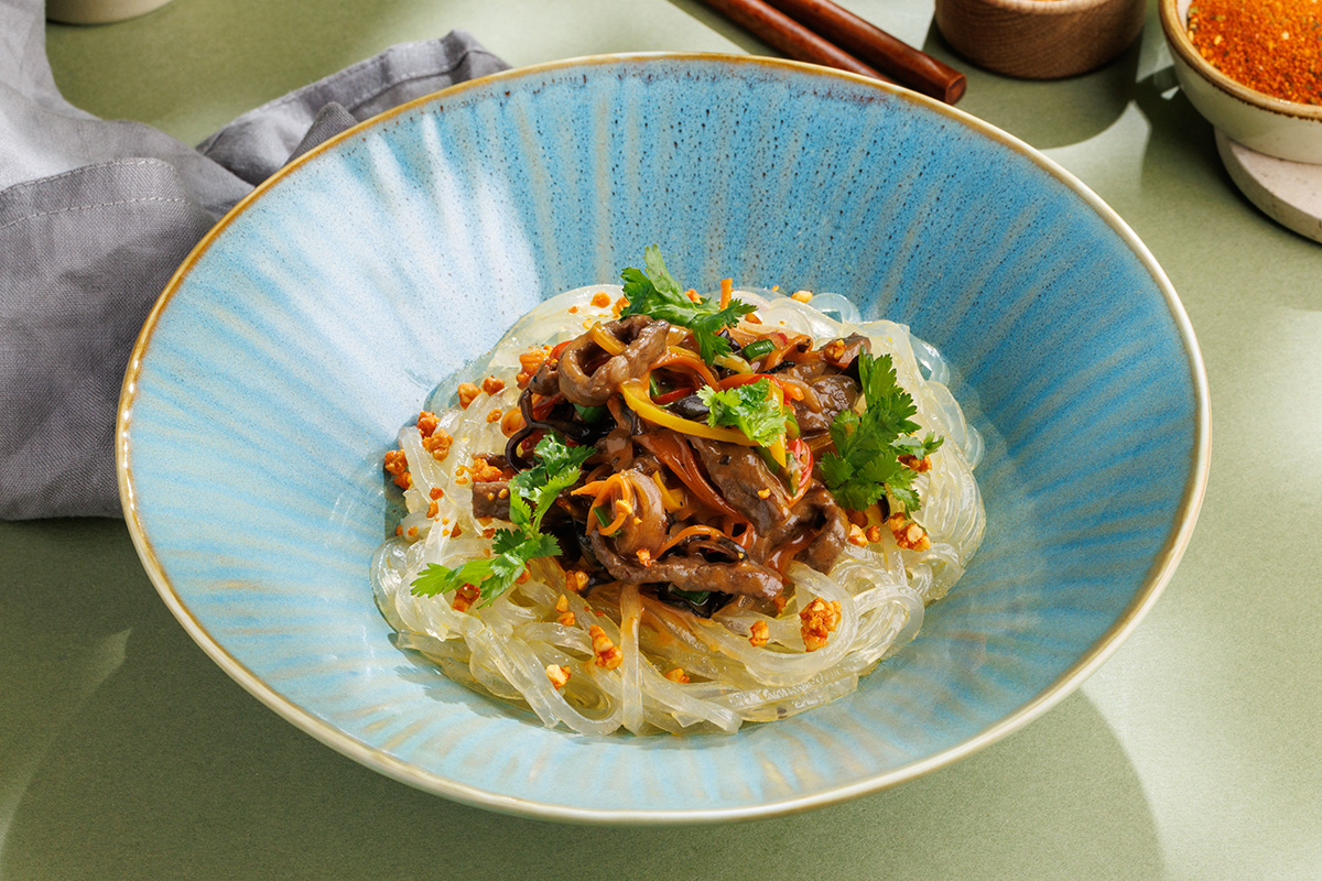 Харусаме с говядиной