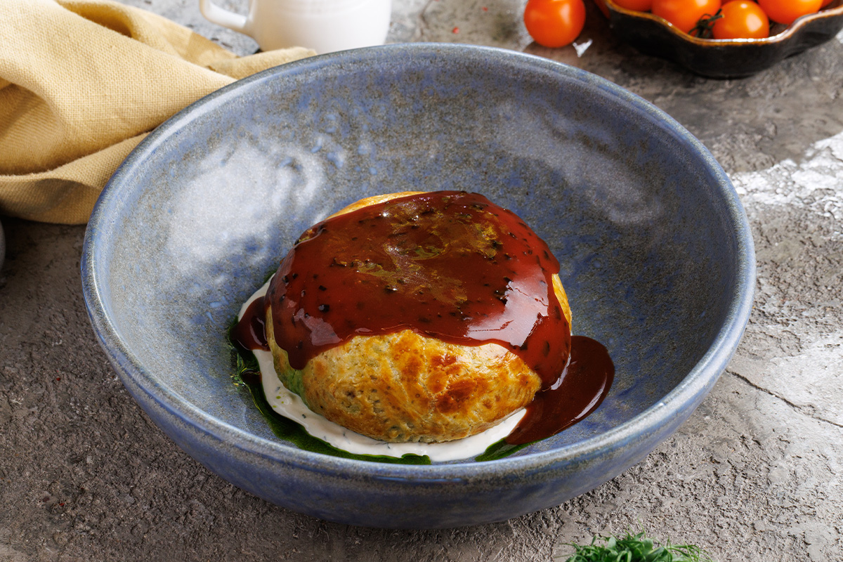 Пирог с рваной говядиной