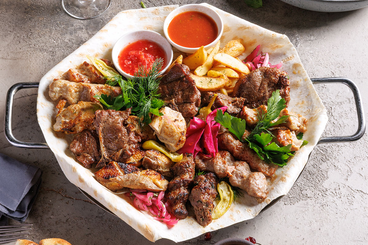 Садж мясной