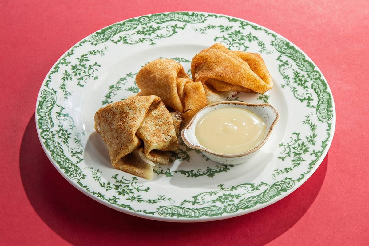 Блины со сгущённым молоком (3 шт.)