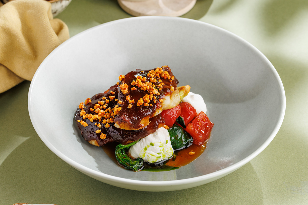 Треска в мисо-глазури