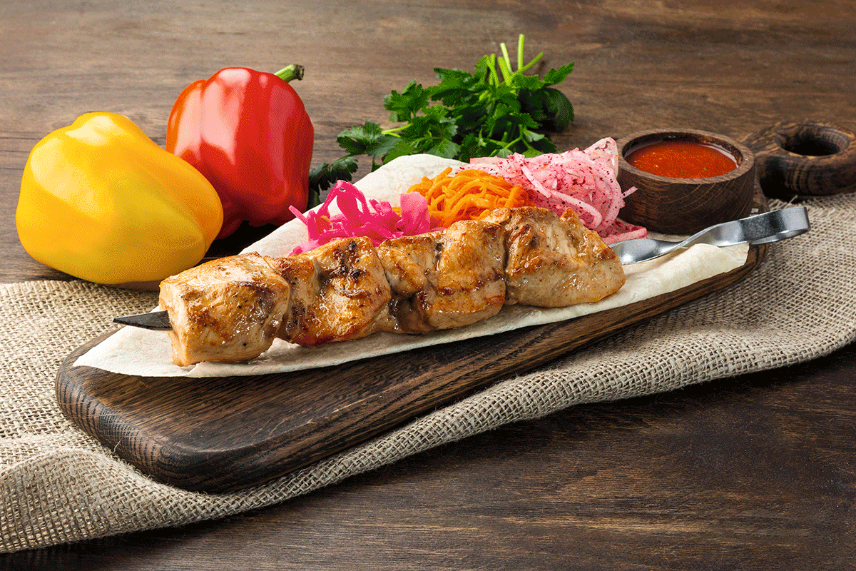 Заказать шашлык с доставкой по Санкт-Петербургу | BAHROMA - ресторан ...