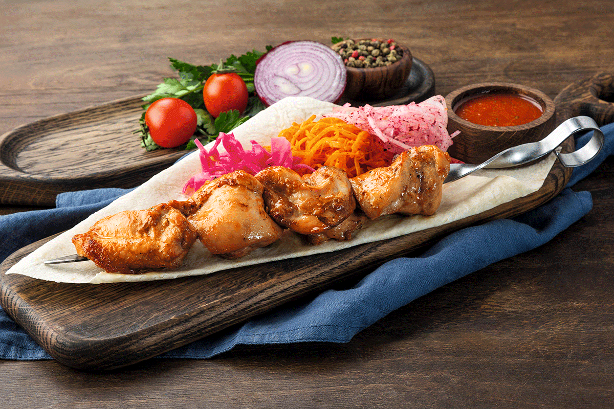 Заказать шашлык с доставкой по Санкт-Петербургу | BAHROMA - ресторан ...